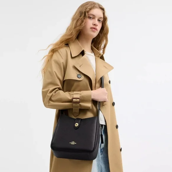 COACH Hadley Convertible Crossbody Bag w/ Gold Accent - Picture 11 of 12